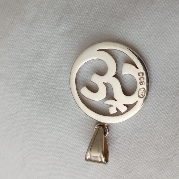 NWOT OM Silver Pendant . - Picture 5 of 6